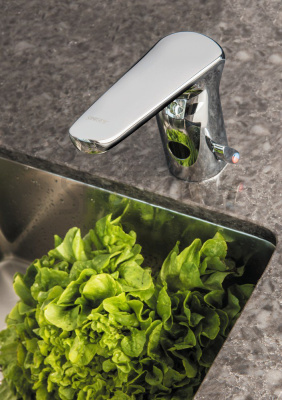 Сенсорный смеситель SLU 37 арт: 03370 Sanela Чехия (фото, схема)