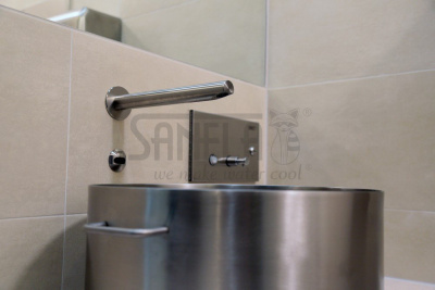 Настенный бесконтактный кран SLU 39B арт: 03392 Sanela Чехия (фото, схема)