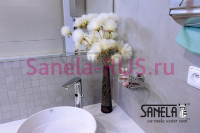 Нержавеющая мыльница SLZD 19 арт: 62190 Sanela Чехия (фото, схема)