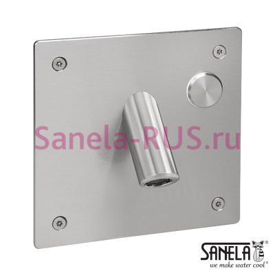 Нажимной кран пьезо SLU 44P арт: 43449 Sanela Чехия (фото, схема)