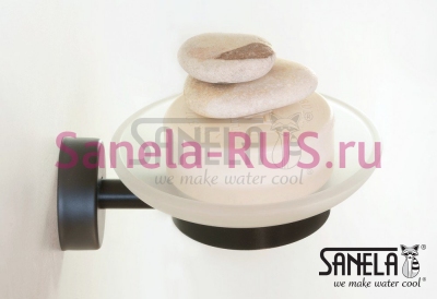 Нержавеющая мыльница со стеклом SLZD 13N арт: 62131 Sanela Чехия (фото, схема)