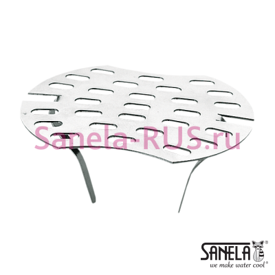 Нержавеющее ситечко в писсуар FONDO/NOVA SLA 10 арт: 06100 Sanela Чехия (фото, схема)