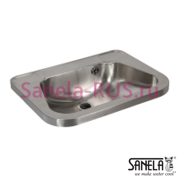 Нержавеющая раковина без отверстия для смесителя SLUN 26A