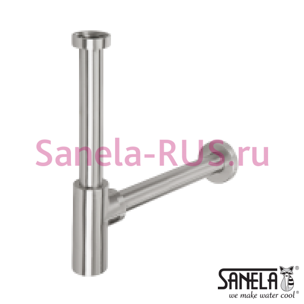 Нержавеющий сифон для умывальника SLZN 35