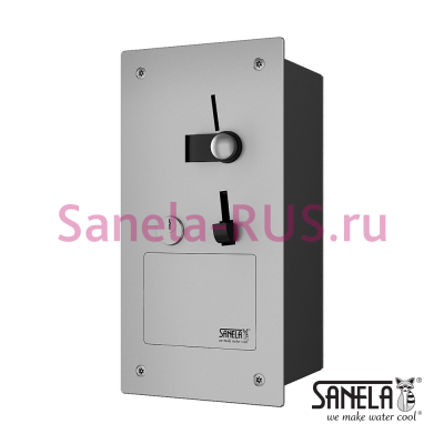 Встроенный монетный и жетонный автомат для открывания двери SLZA 40Z арт: 88401 Sanela Чехия (фото, схема)