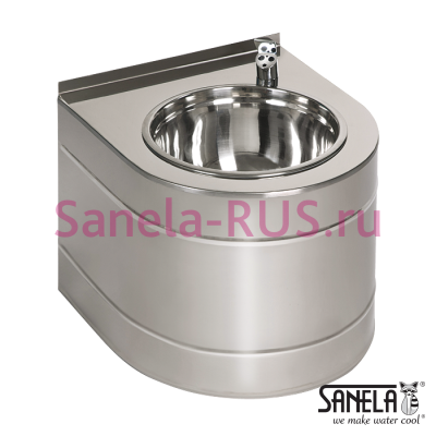 Питьевой фонтанчик с сенсорным краном SLUN 14EB арт: 93142 Sanela Чехия (фото, схема)