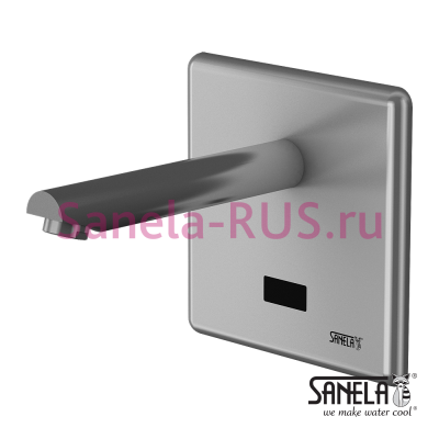 Настенный бесконтактный кран SLU 04H25B арт: 03047 Sanela Чехия (фото, схема)