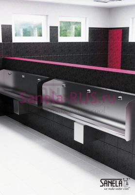 Писсуар желоб автоматический 1800мм SLPN 04C арт: 91043 Sanela Чехия (фото, схема)