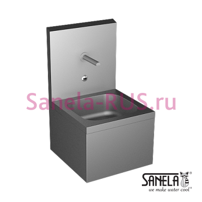 Нержавеющая мойка с автоматическим смесителем SLUN 04ET арт: 93043 Sanela Чехия (фото, схема)