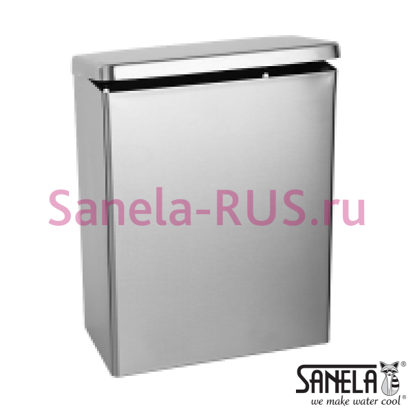 Нержавеющее подвесное мусорное ведро с крышкой SLZN 24 Нержавеющее подвесное мусорное ведро с крышкой SLZN 24